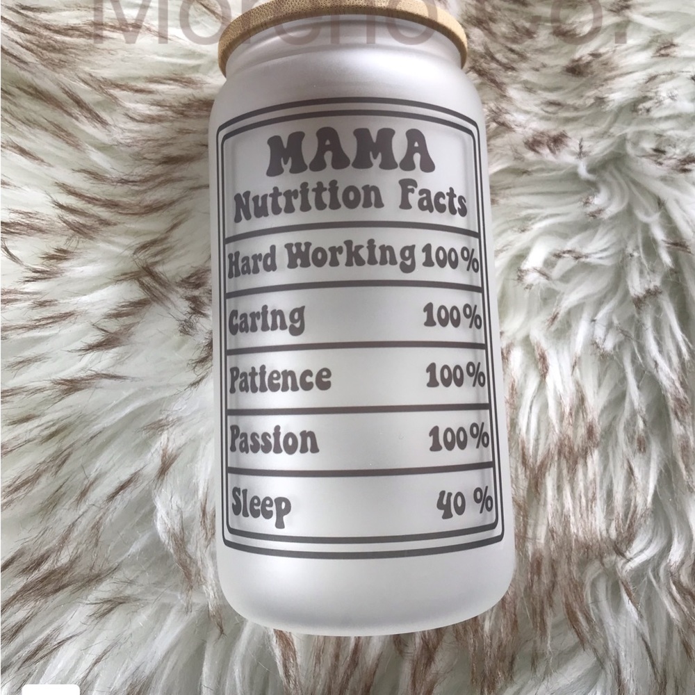 Mama frosted 16 oz cup